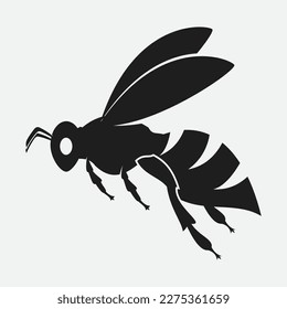 bee logo vector illustration design icon logo template