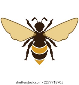 bee logo vector illustration design icon logo template