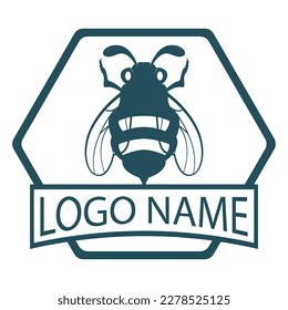 bee logo vector illustration design icon logo template