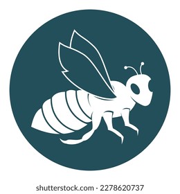 bee logo vector illustration design icon logo template