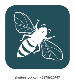 bee logo vector illustration design icon logo template