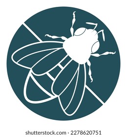 bee logo vector illustration design icon logo template