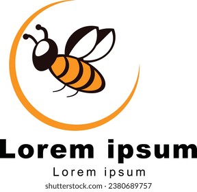 BEE logo vector illustrator honey
