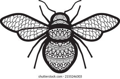 270 Bee Mandala Stock Vectors, Images & Vector Art | Shutterstock