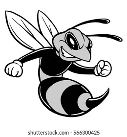 Bee Mascot Illustration