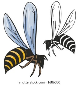 Bee Mascot for sport teams. Great for t-shirt designs, school mascot logo and any other design work. Ready for vinyl cutting.