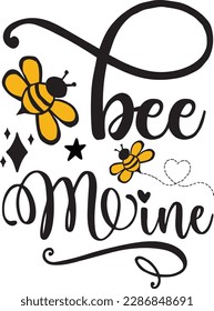Bee Mine svg ,Bee svg Design, Bee svg bundle