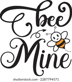 Bee Mine svg ,Bee svg Design, Bee svg bundle