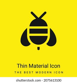 Icono mínimo de material amarillo brillante