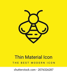 Icono mínimo de material amarillo brillante