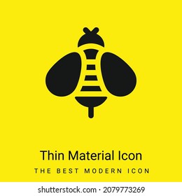 Icono mínimo de material amarillo brillante