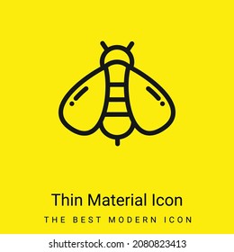 Icono mínimo de material amarillo brillante