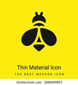 Icono mínimo de material amarillo brillante