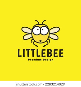 Bee Minimal Logo Design Concept 
