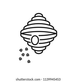 The Bee Nest line icon