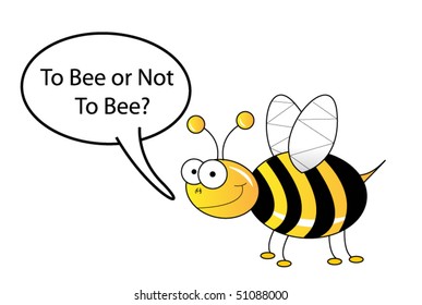 Bee Not Bee Stock Vector (Royalty Free) 51088000 | Shutterstock