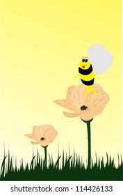 Bee on flower