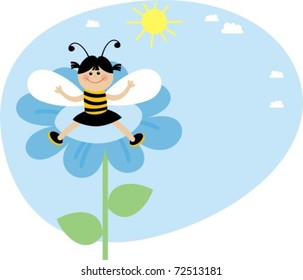 bee on a flower