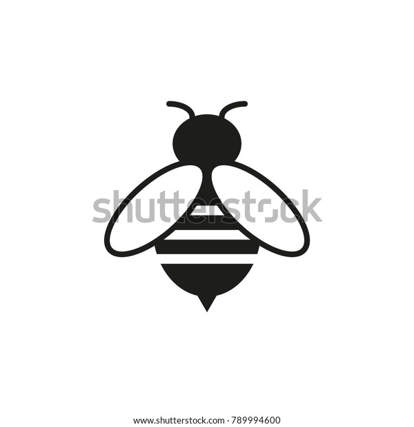 Bee Online Icon Stock Vector (Royalty Free) 789994600 | Shutterstock