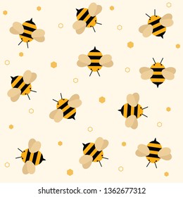 Bee pattern design.