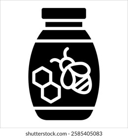 Bee Pollen Icon Element For Design