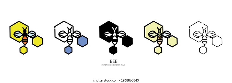 bee pollen vector type icon