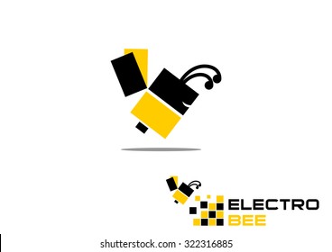 Bee power logo
