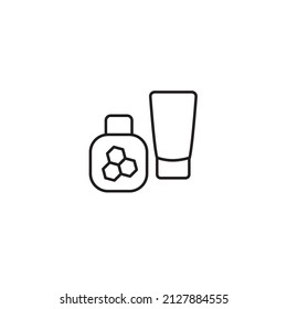 bee products icons  symbol vector elements for infographic web