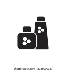 bee products icons symbol vector elements for infographic web