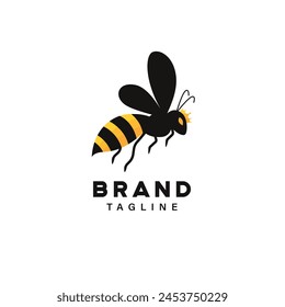 Bee Queen Logo Icon Design Symbol Template Flat Style Vector