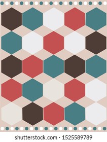 Bee sells background in red, green, brown and white pastel colours for Christmas and New Year