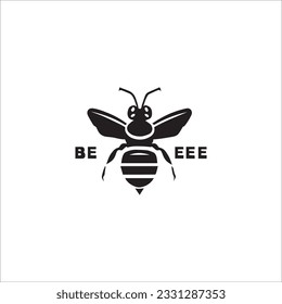 Bee Set - Bee Shape in , Black - Vector Silhouette
