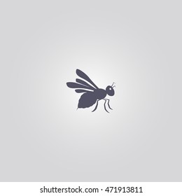 bee sign. icon design
