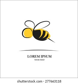 Bee sign for logo