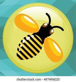 Bee sign for logo