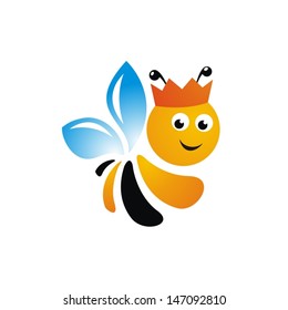 Bee sign. Vector Illustration.
Branding Identity Corporate vector logo design template Isolated on a white background
