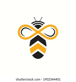 Bee Signal network vector design illustration