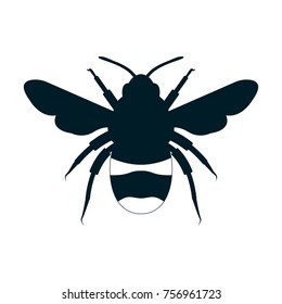 bee silhouette icon
