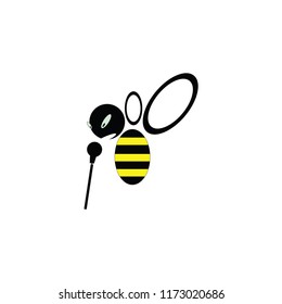 bee singing logo