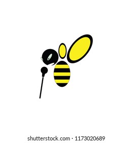 bee singing logo