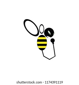 bee singing logo