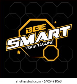 Bee Smart Logo Design .EPS 10