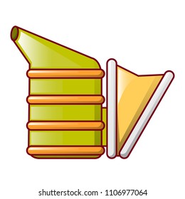 Bee smoker icon. Cartoon of bee smoker vector icon for web design isolated on white background