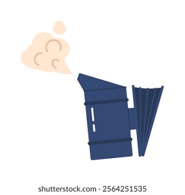 Bee smoker safety equipment vector illustration