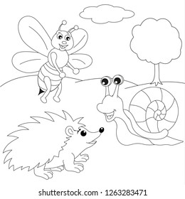 The Bee, The Snail and The Hedgehog are Talking