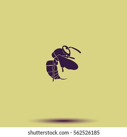Bee stings icon.