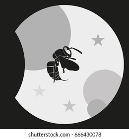 Bee stings icon.