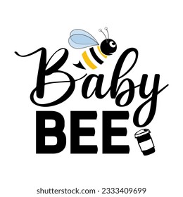 Bee SVG Design, Bee T-shirt Design, Vector Design