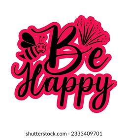 Bee SVG Design, Bee T-shirt Design, Vector Design