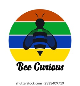 Bee SVG Design, Bee T-shirt Design, Vector Design
